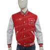 High School Musical EJ Bomber Red Wool Jacket Front