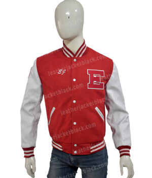 High School Musical EJ Bomber Red Wool Jacket Front