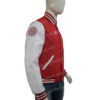 High School Musical EJ Bomber Red Wool Jacket Side