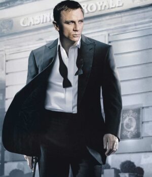 James Bond Casino Royale Dinner Tuxedo Black Suit
