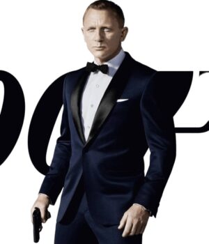James Bond Skyfall Blue Dinner Suiting Fabric Blazer