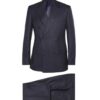 Kingsman Taron Egerton Pinstripe Blue Suit