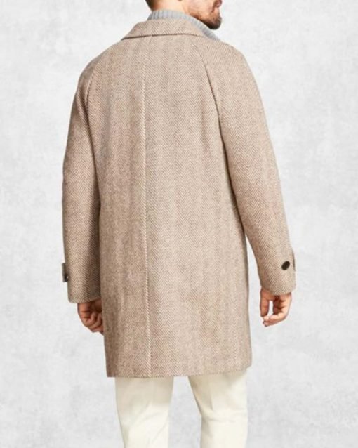 Daniel Craig Grey Wool Coat