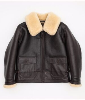 Navy M-445A Leather Brown Jacket