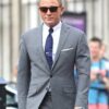 No Time To Die Daniel Craig Grey Suit