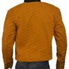 Star Trek Captain Christopher Pike Yellow Jacket back