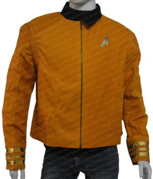 Star Trek Captain Christopher Pike Yellow Jacket Front
