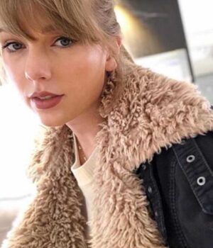 Taylor Swift Denim Black Jacket