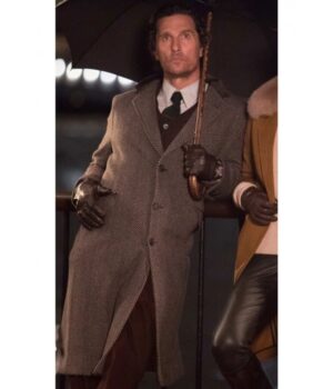 Matthew McConaughey Grey Trench Coat