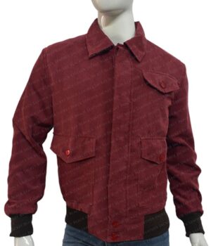 The Shining Jack Torrance Corduroy Red Jacket