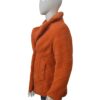 Yellowstone Beth Dutton Orange Shearling Coat Left Side
