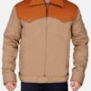 Yellowstone S03 Kevin Costner John Dutton Cotton Jacket Front