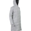 Ana de Armas Knives Out Grey Coat With Hood