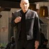 Jean-Luc Picard Star Trek Patrick Stewart black Cotton Jacket