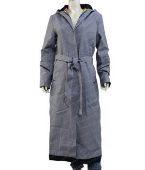 Jodie Whittaker Doctor Who Grey Coat front
