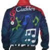 Kid Cudi The Music Printed Leather Jacket Back