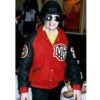 Michael Jackson Mickey Mouse Letterman Jacket