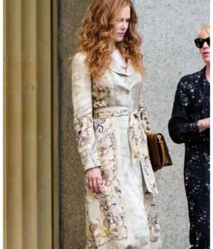 The Undoing Grace Fraser Printed Floral Coat
