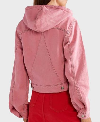 Emily Cooper Emily In Paris Pink Denim Jacket