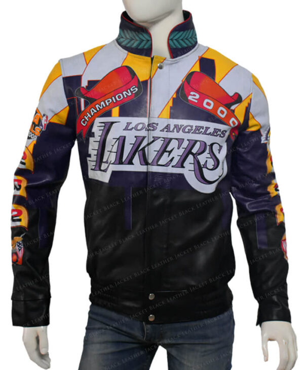Lakers Los Angeles 2000 Finals NBA Championship Jacket Front