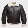 Men's Black B3 Aviator Leather Jacket