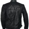 Get Lucky Daft Punk Electroma Black Leather Jacket Back