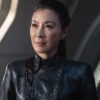 Michelle Yeoh Star Trek Discovery Black Leather Jacket