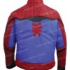 Spider Man Homecoming Red Leather Jacket Back