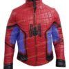 Spider Man Homecoming Red Leather Jacket Front