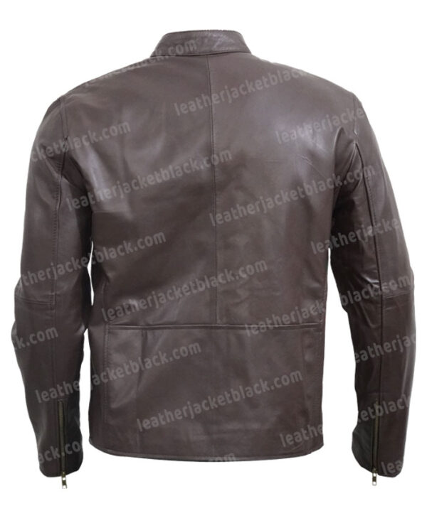 Steven Strait The Expanse Brown Leather Jacket