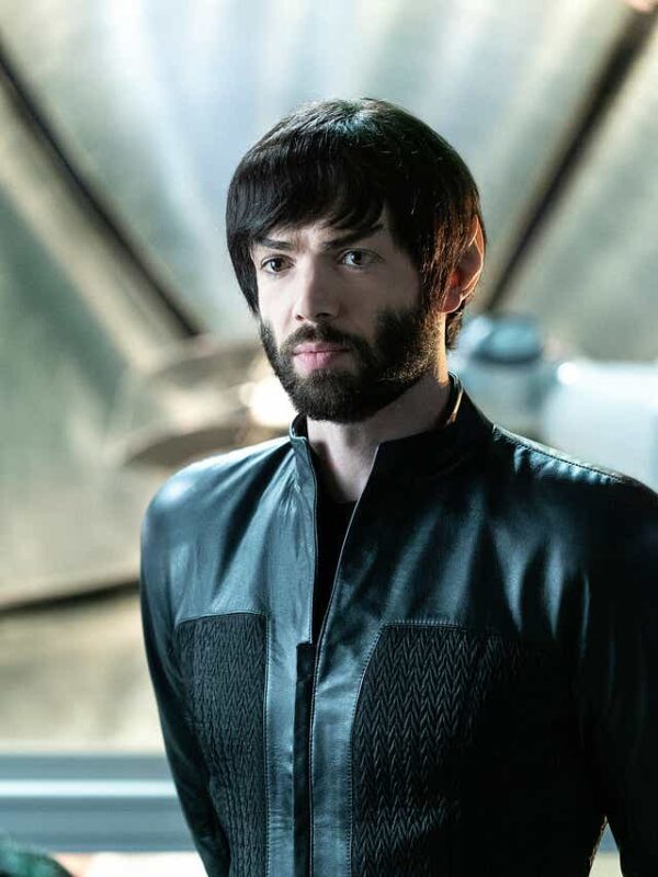 TV Series Star Trek Discovery Ethan Peck Trench Coat Front