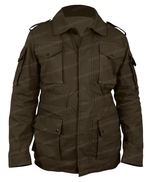 Tomer Capon The Boys Green Field Jacket Front