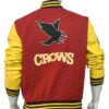 Clark Kent Crows Smallville Varsity Cotton Jacket Back