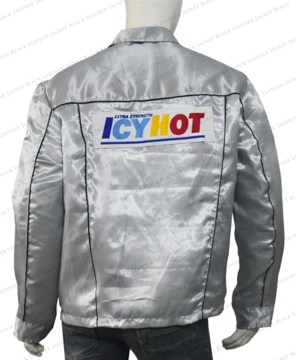 Stuntman Mike Icy Hot Death Proof Satin Silver Jacket Back