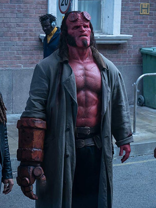 The Golden Army Hellboy Long Leather Coat