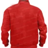 The Karate Kid Cobra Kai Red Leather Jacket Back