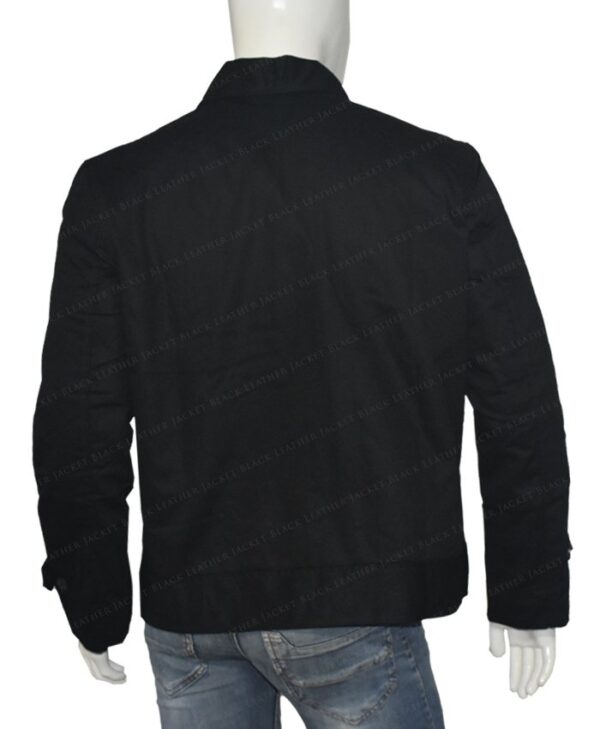 Solo The Man From Uncle Cotton Black Jacket Back