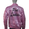 Pink Ladies Sandy Grease satin Jacket Back