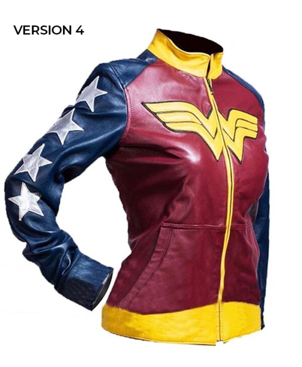 Diana of Themyscira Wonder Woman PU Leather Jacket