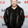 After Life Ricky Gervais Real Leather Jacket