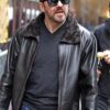 After Life Ricky Gervais Real Leather Jacket front