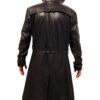 Blade Runner 2049 Officer K Black Fur Collar Coat Back