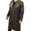 Blade Runner 2049 Officer K Black Fur Collar Coat Side