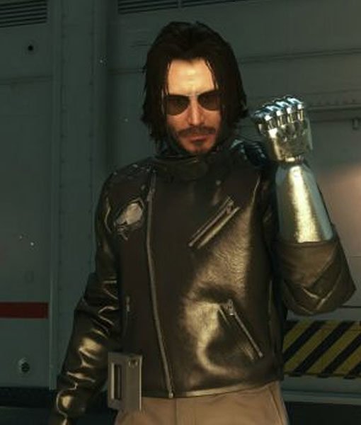 Cyberpunk 2077 Johnny Silverhand Real Leather Jacket