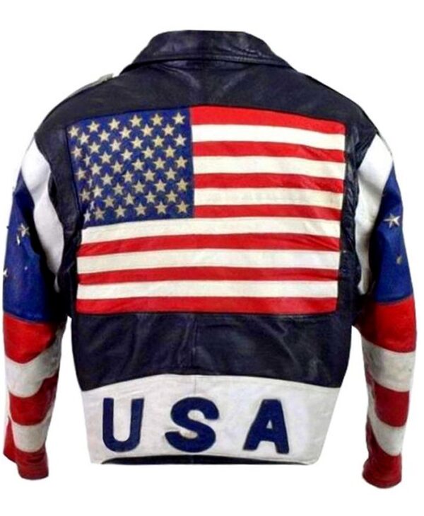 Independence Day Stars Studded Vintage Jacket