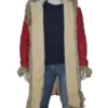 Santa Claus The Christmas Chronicles Red Christmas Coat front open