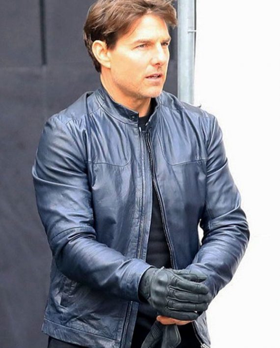Tom Cruise Mission Impossible 6 Fallout Blue Jacket