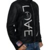 Tom Delonge Angle And Airwaves Leather Jacket Right