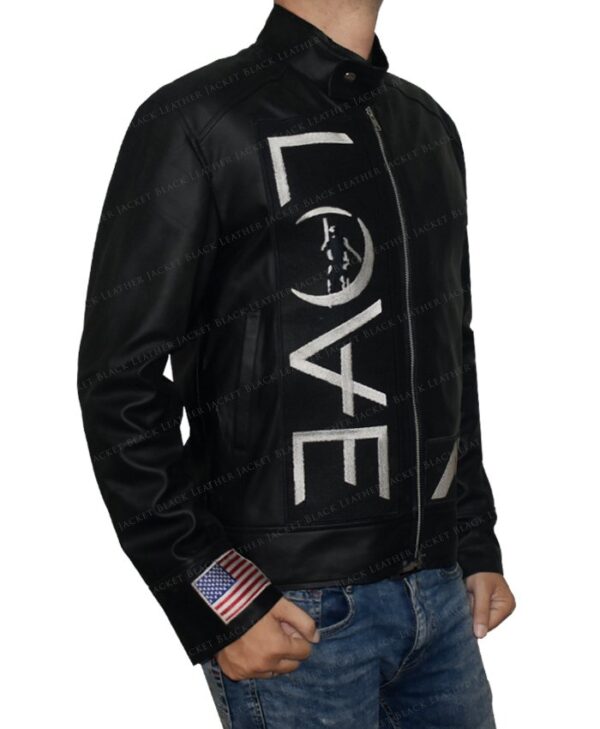 Tom Delonge Angle And Airwaves Leather Jacket Right