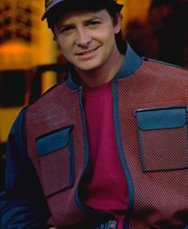 Marty McFly Back To The Future 2 Erect Collar Jacket7